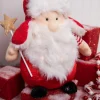 Discount 18” Battery Operated Light Up Santa Figure Christmas Accents