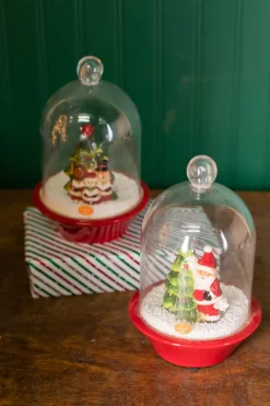 Online 9” Dol Light Up / Music Snow Cloche Christmas Accents