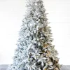 Best Sale 9' Flocked Aleutian Artificial Christmas Tree With 950 Color-Changing Lights Christmas Trees|Christmas Trees