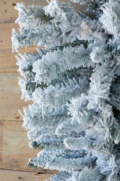 Fashion 30" Flocked Balsam Teardrop Wreaths|Christmas Teardrops