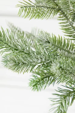 New 2’ Flocked Potted Pine Tree Christmas Accents