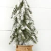 Online 18” Frosted Downswept Pine In Burlap Pot Christmas Accents
