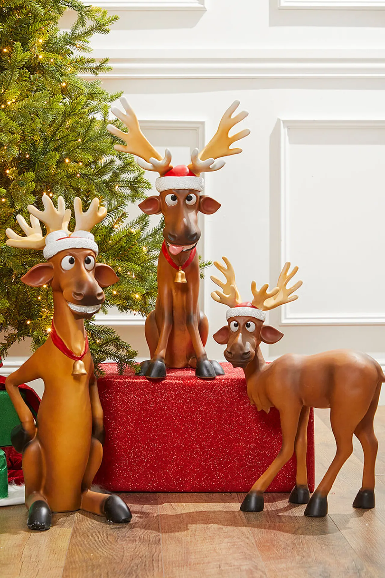 Best Sale 24" Funny Reindeer - Hands On Hips Christmas Accents
