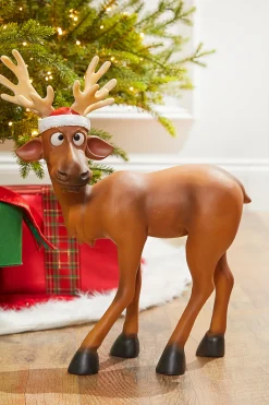 New 20" Funny Reindeer - Standing Christmas Accents