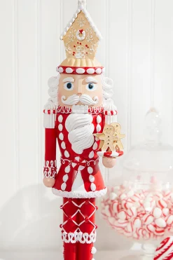 Cheap 21.5" Gingerbread House Nutcracker Christmas Accents