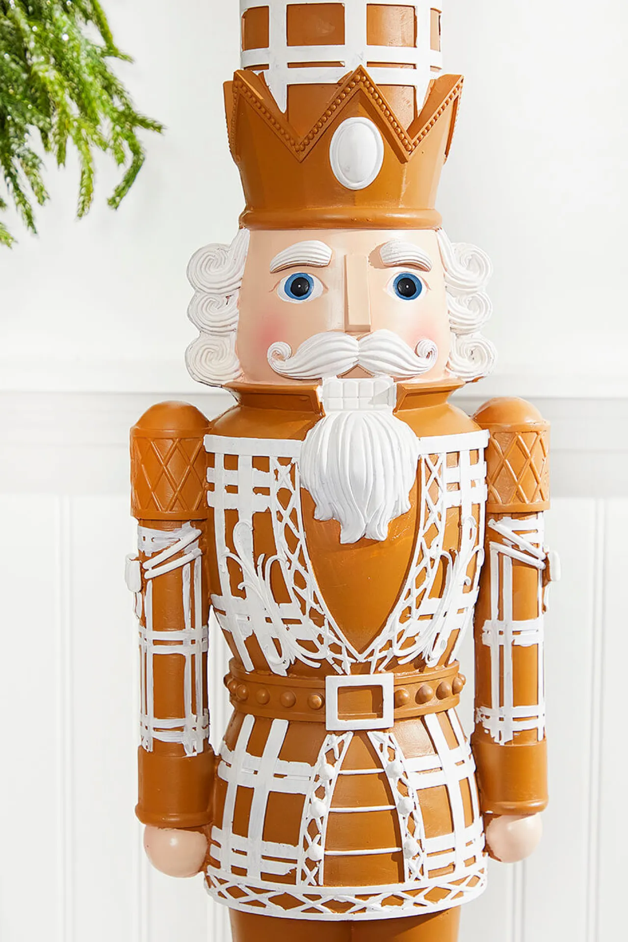 Store 35" Gingerbread Nutcracker Christmas Accents|Christmas Resin