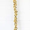 Outlet 5’ Holiday Gold Jingle Bells Garland Christmas Garlands