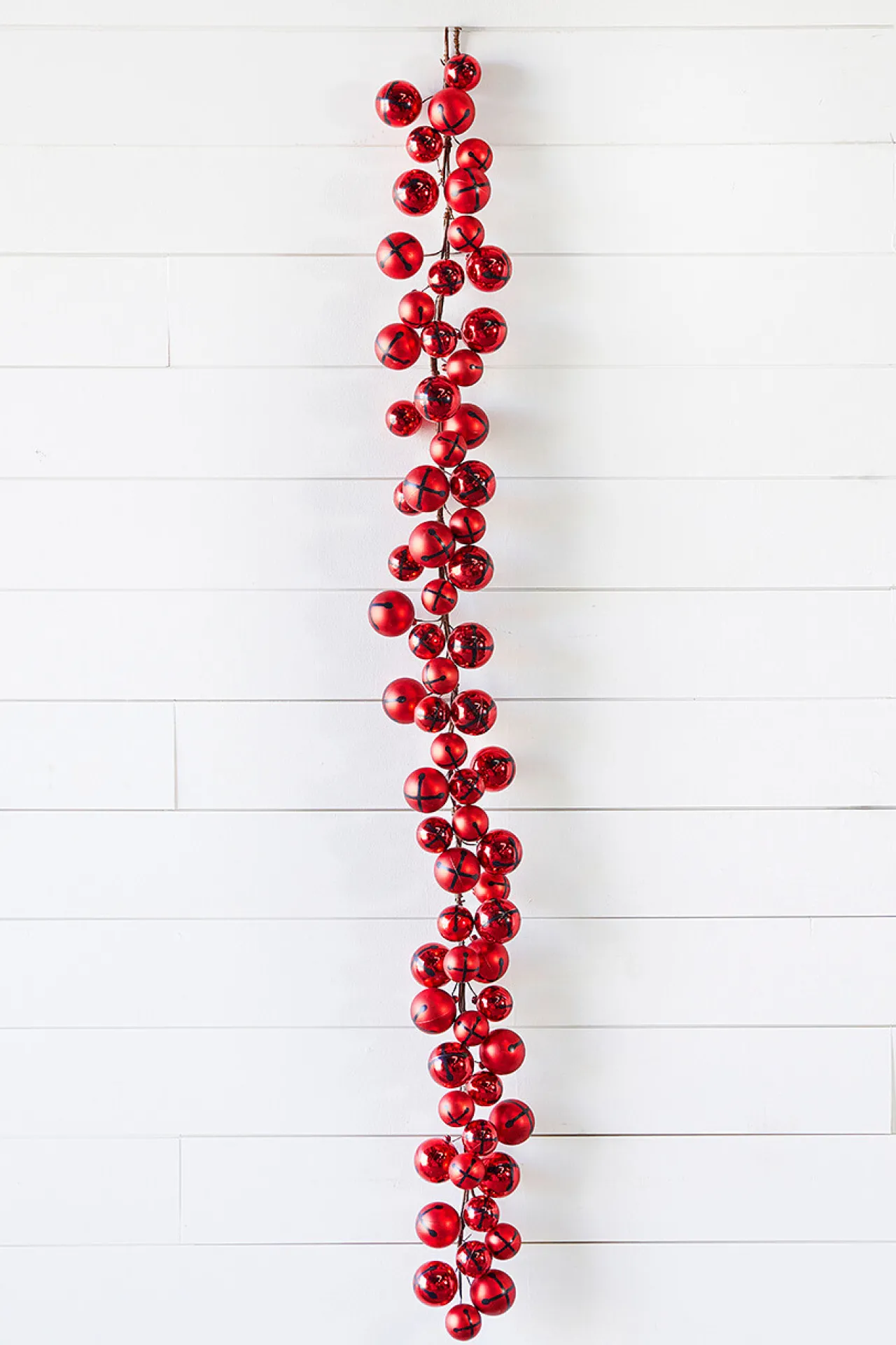 New 5’ Holiday Red Jingle Bells Garland Christmas Garlands