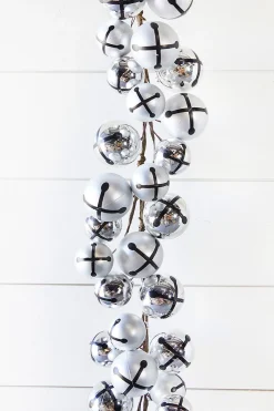 Store 5’ Holiday Silver Jingle Bells Garland Christmas Garlands