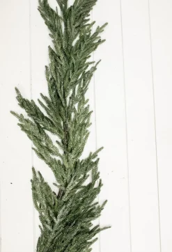 Shop 48” Iced Garden Norfolk Pine Garland Christmas Garlands|Natural Greenery