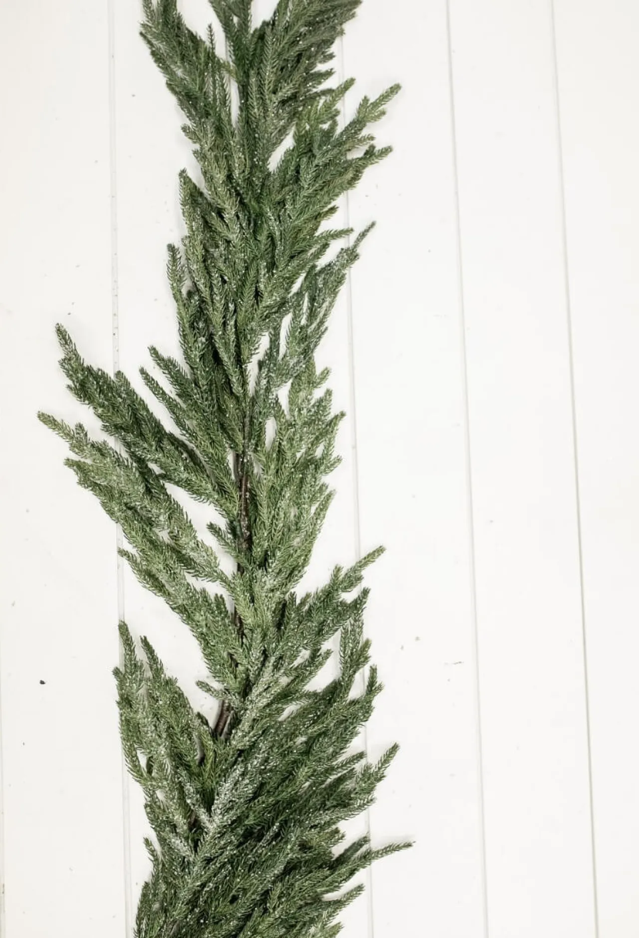 Shop 48” Iced Garden Norfolk Pine Garland Christmas Garlands|Natural Greenery