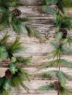 Flash Sale 24” Iced Pine Wreath Christmas Wreaths