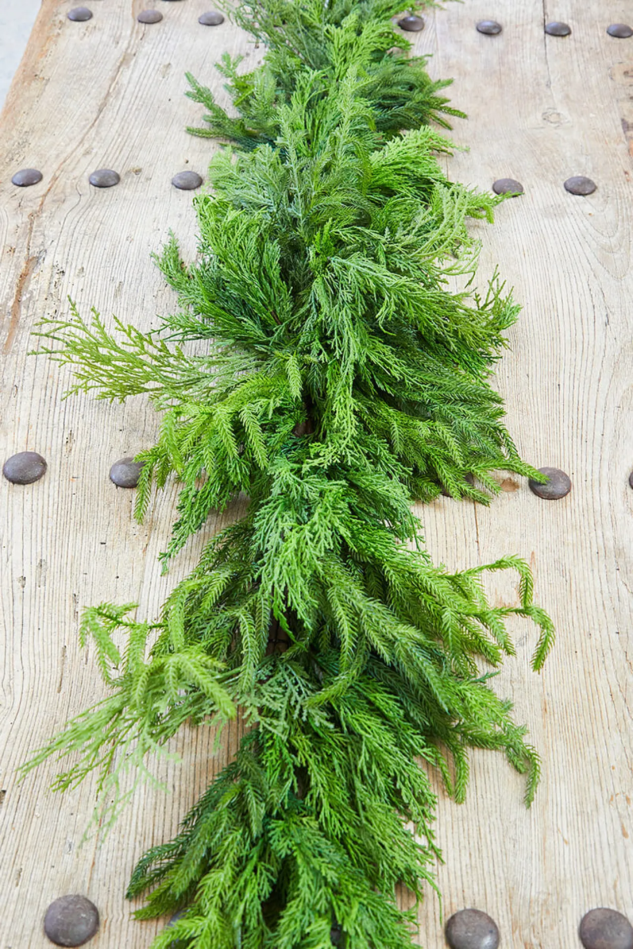 Flash Sale 72” Luxury Cyprus Norfolk Swag Christmas Teardrops|Natural Greenery