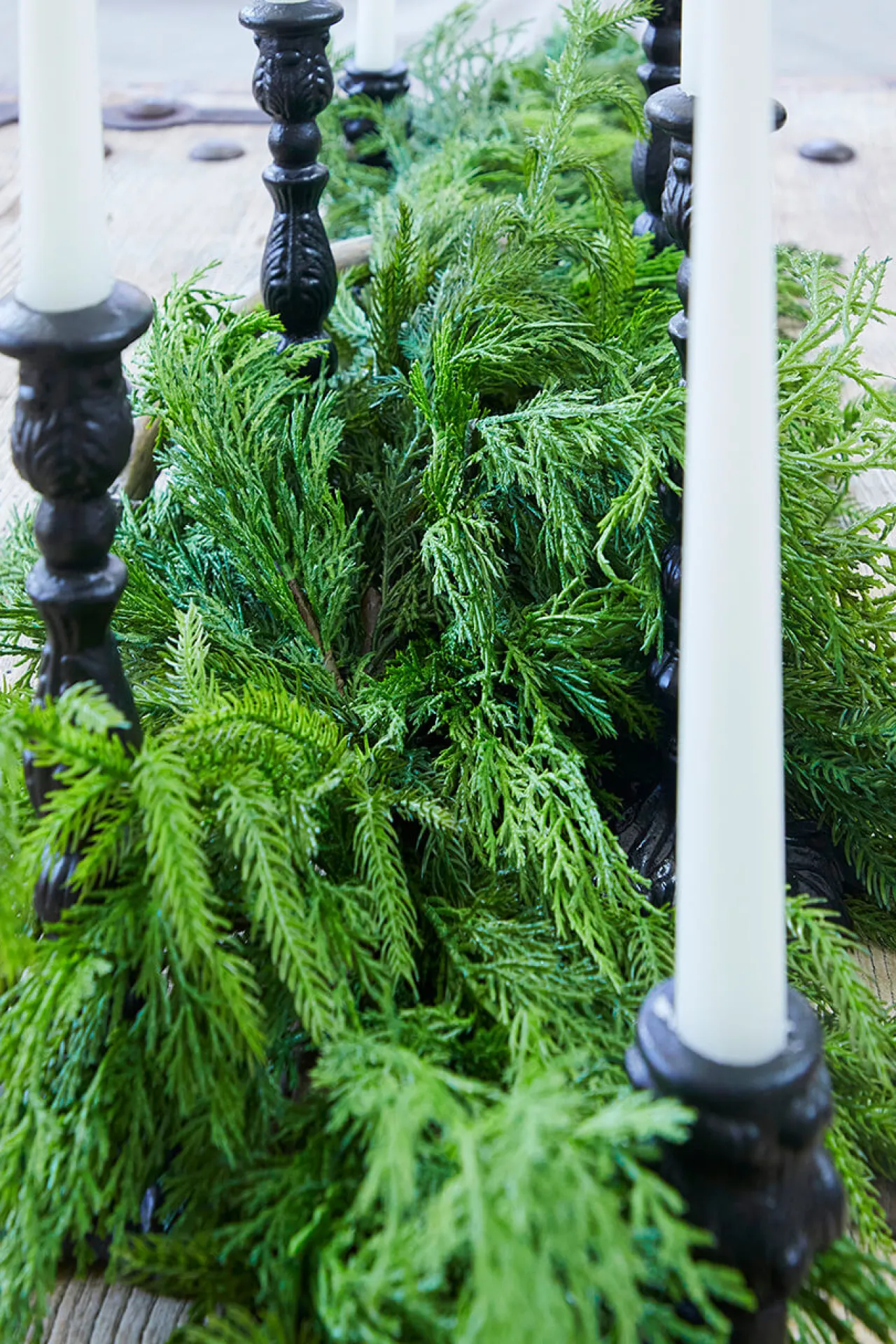Flash Sale 72” Luxury Cyprus Norfolk Swag Christmas Teardrops|Natural Greenery