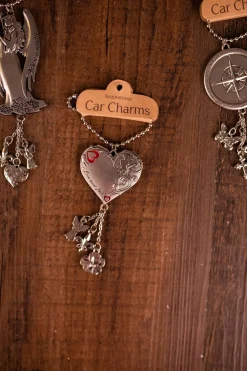 Shop 4” Metal Inspirational Car Charms Christmas Accents