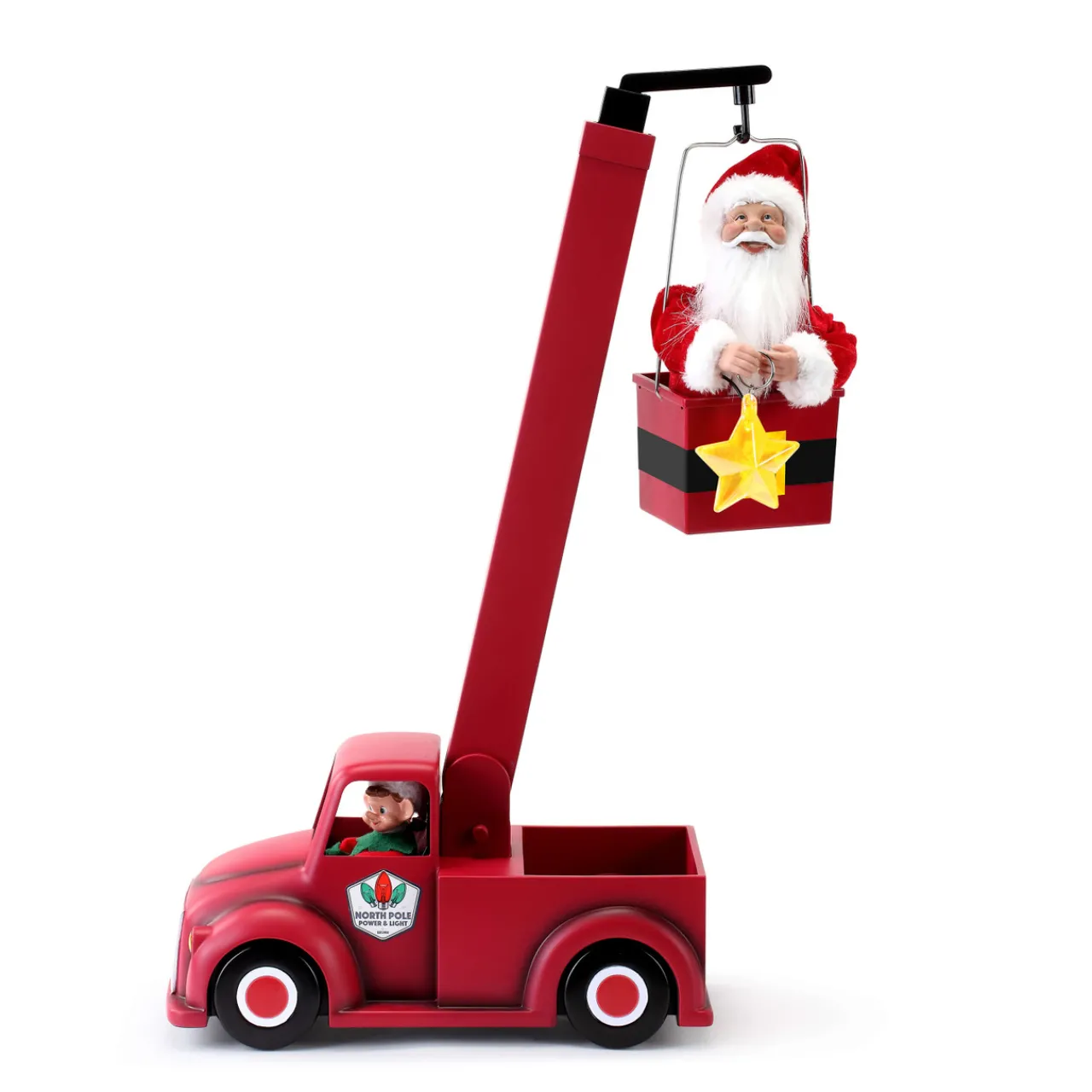 Fashion 43" Mr. Christmas Animated North Pole Lighting Crew Christmas Accents