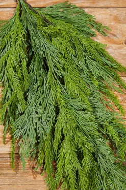 Clearance 25” Natural Touch Cedar Teardrop Christmas Teardrops|Natural Greenery