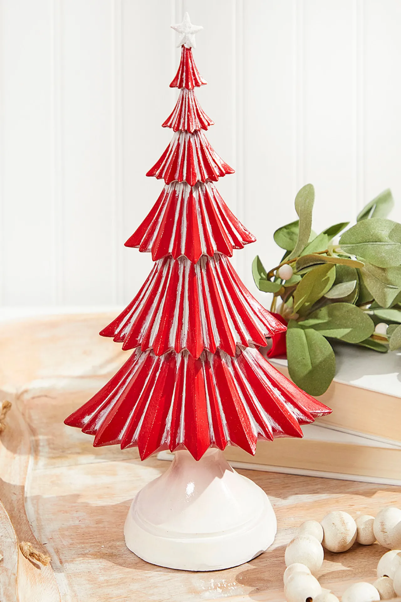 New 13" Nordic Striped Christmas Tree Christmas Accents