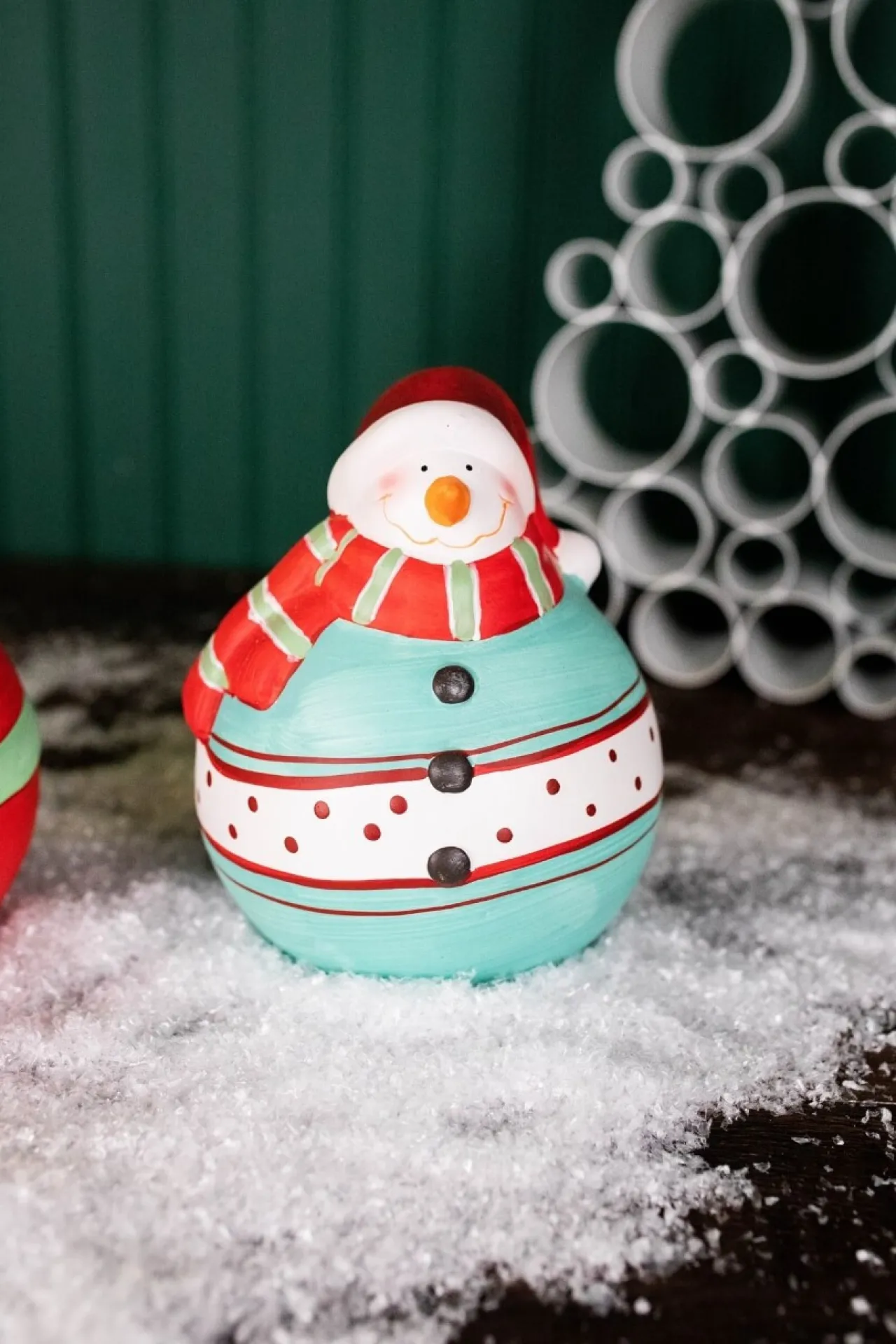 Cheap 7” Nostalgic Santa/Snowman Figurine Christmas Accents