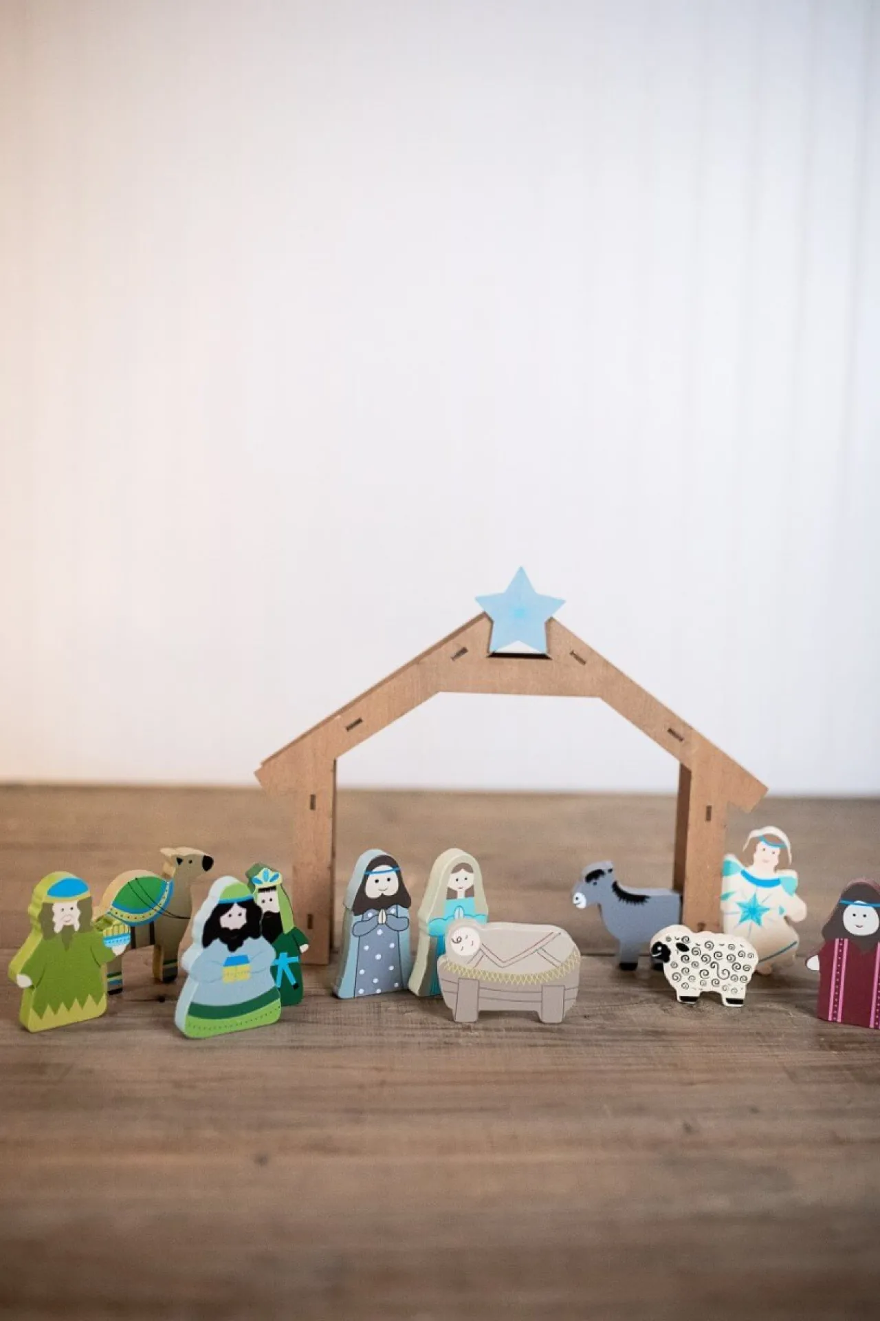 Cheap 12 Piece Children’s Nativity Set Christmas Accents