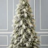 New 9' Pine And Pampas Artificial Christmas Tree With 700 Warm White LED Lights Christmas Trees|Christmas Trees