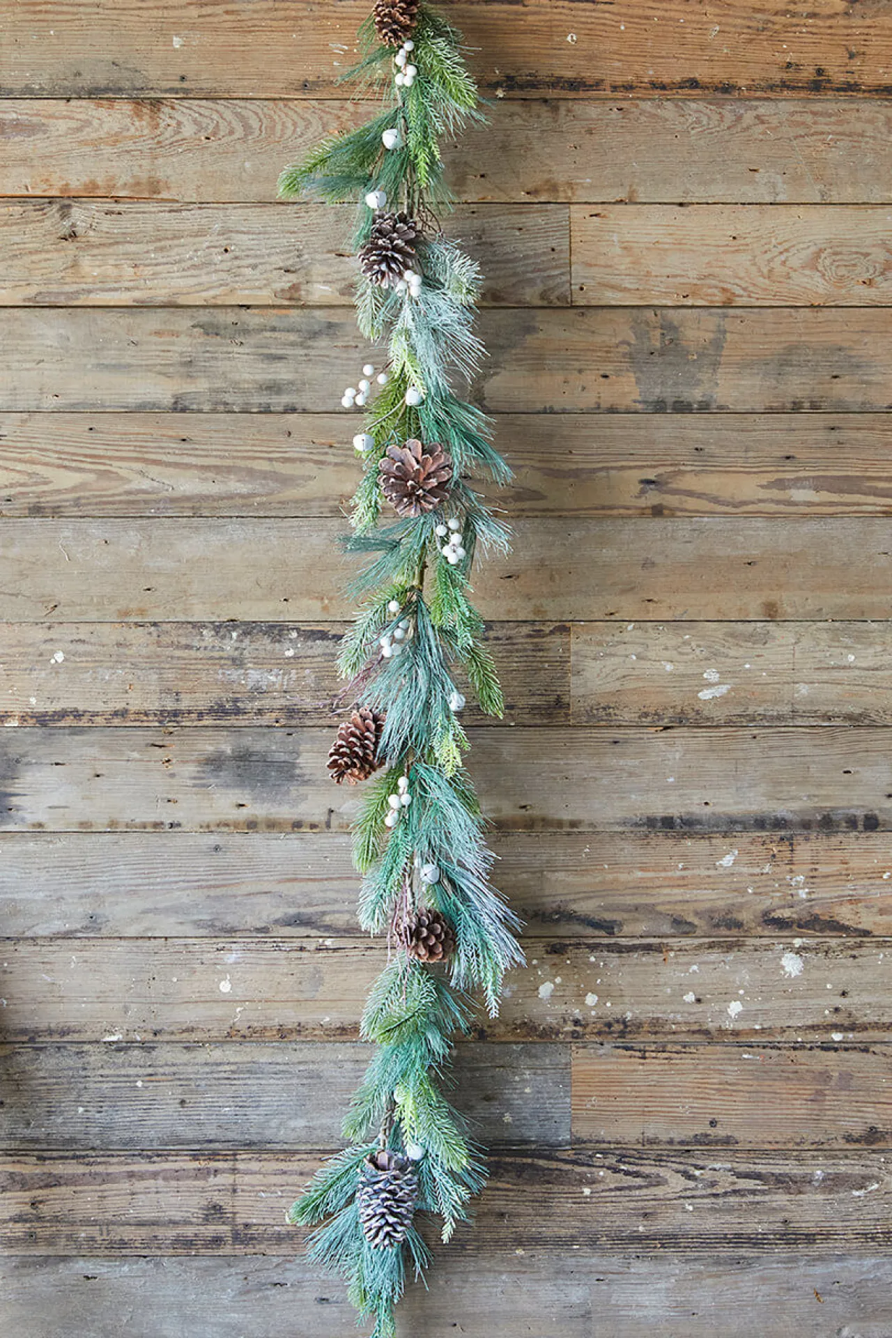 Clearance 6’ Pine Berry Bell Garland Christmas Garlands