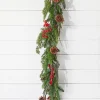 Store 48" Pine Juniper Berry Garland Christmas Garlands