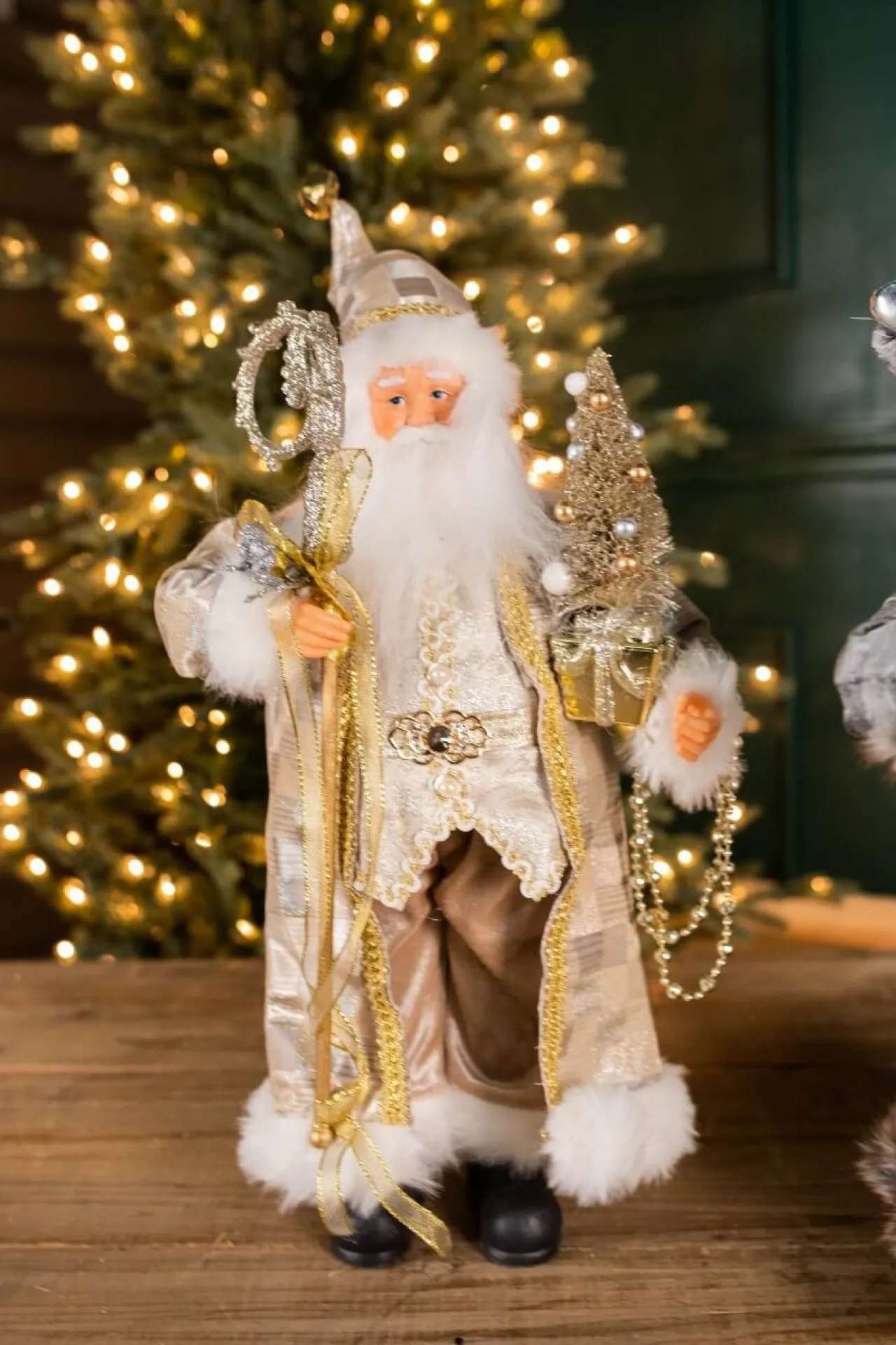 Clearance 18” Polyester Holiday Santa Christmas Accents
