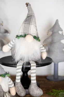 Discount 16” Polyester Sitting Gnome Christmas Accents