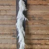 Discount 120” Real Touch Flocked White Norfolk Pine Garland Natural Greenery