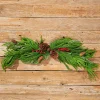 New 36” Real Touch Mixed Evergreen Berry Swag Natural Greenery