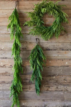 Best Sale 36” Real Touch Norfolk Pine Teardrop Christmas Teardrops|Natural Greenery