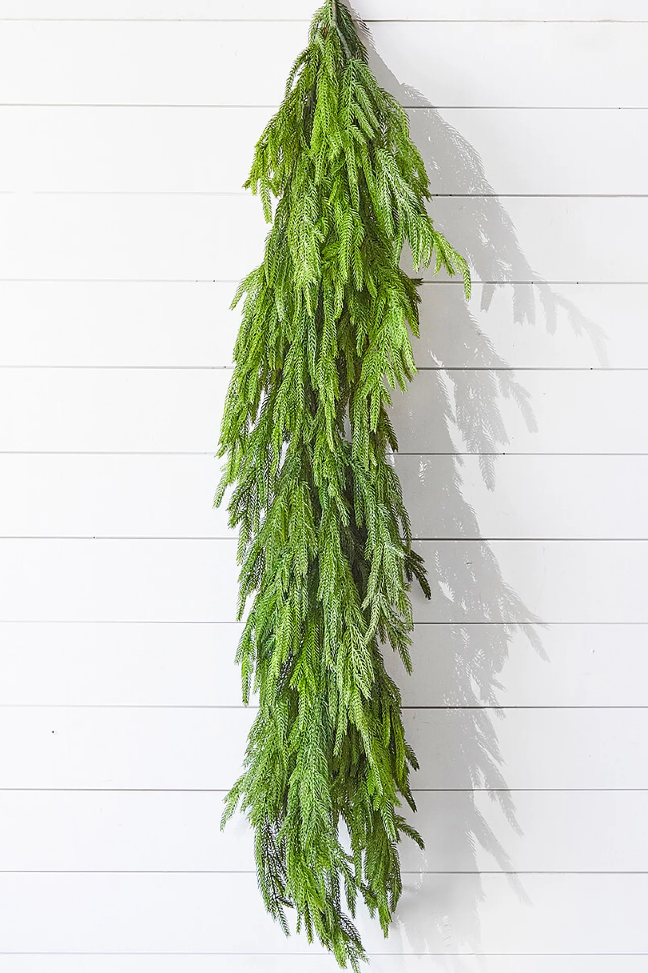 Online 47" Real Touch Norfolk Pine Dripping Garland Christmas Garlands|Natural Greenery