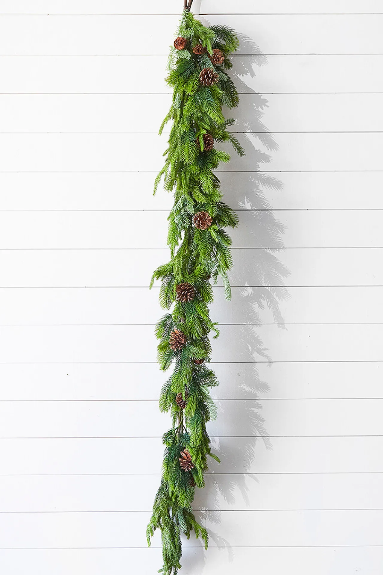 Store 72” Real Touch Norfolk Spruce/Juniper Garland Christmas Garlands|Natural Greenery