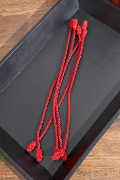 Cheap 16” Red Decorative Twist Ties Christmas Garlands
