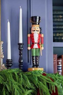 Best 14” Red Resin Nutcracker Figure Christmas Accents