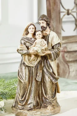 Fashion 13” Resin Holy Family Christmas Accents