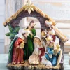 Clearance 9" Resin Nativity Scene Christmas Accents