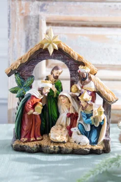 Clearance 9" Resin Nativity Scene Christmas Accents