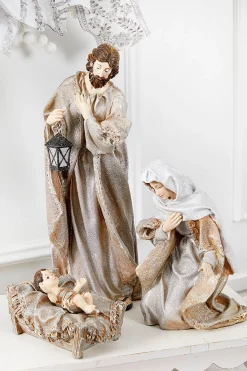Fashion 7-16" Resin Renaissance Holy Family - Set Of 3 Christmas Accents