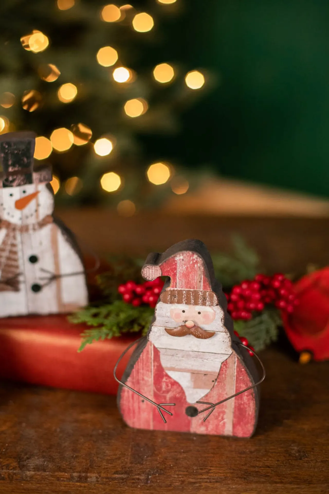 Clearance 6" Santa/Snowman Decoration Christmas Accents