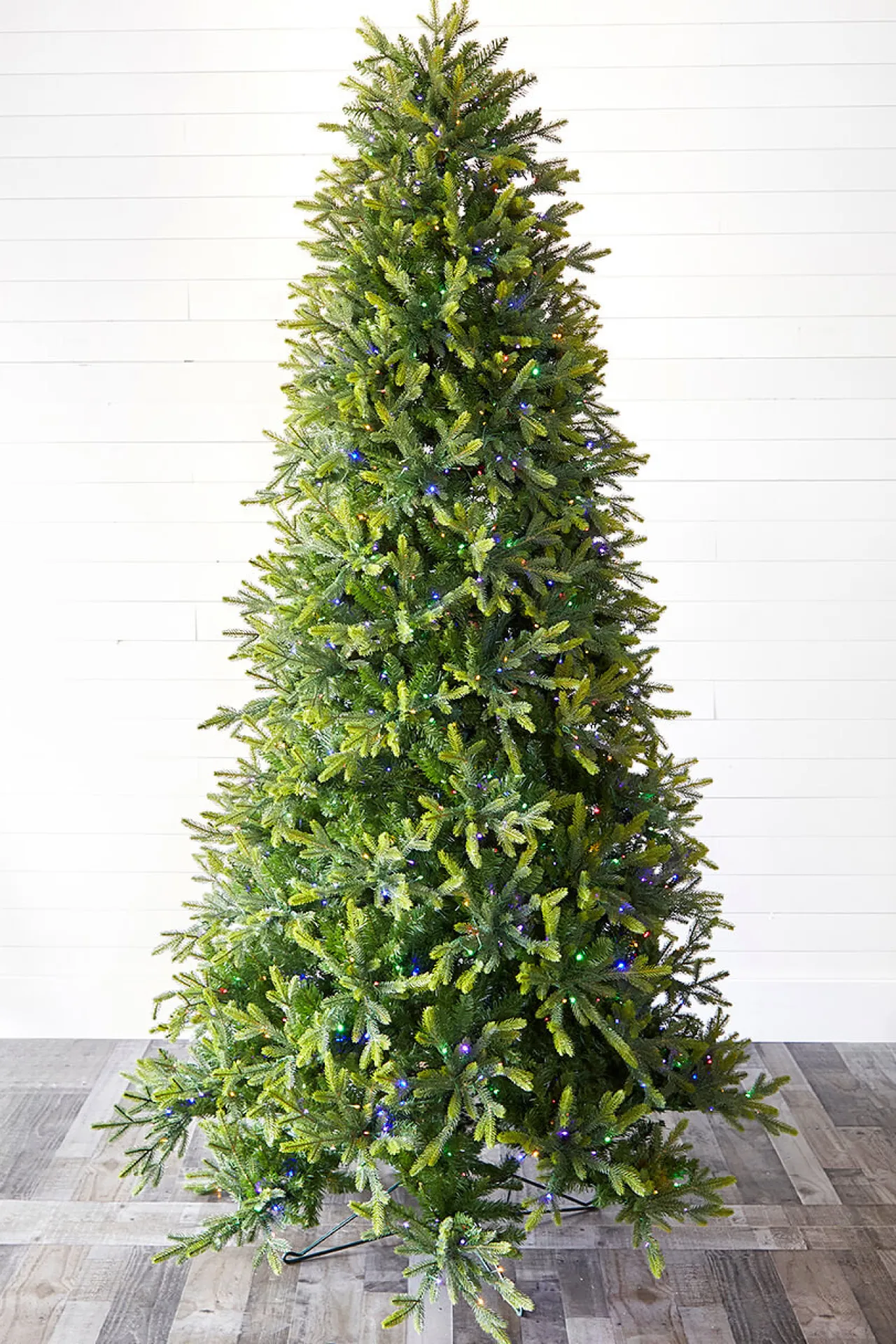New 9' Slim Trinity Pine Artificial Christmas Tree With 1150 Color-Changing Lights Christmas Trees|Christmas Trees