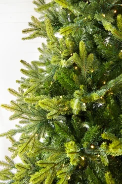 Cheap 7.5' Slim Trinity Pine Artificial Christmas Tree With 700 Color-Changing Lights Christmas Trees|Christmas Trees