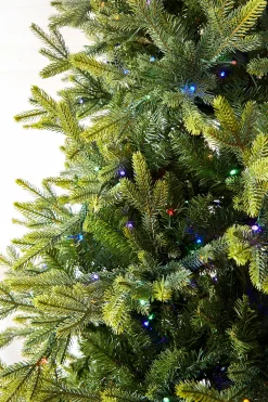Cheap 7.5' Slim Trinity Pine Artificial Christmas Tree With 700 Color-Changing Lights Christmas Trees|Christmas Trees