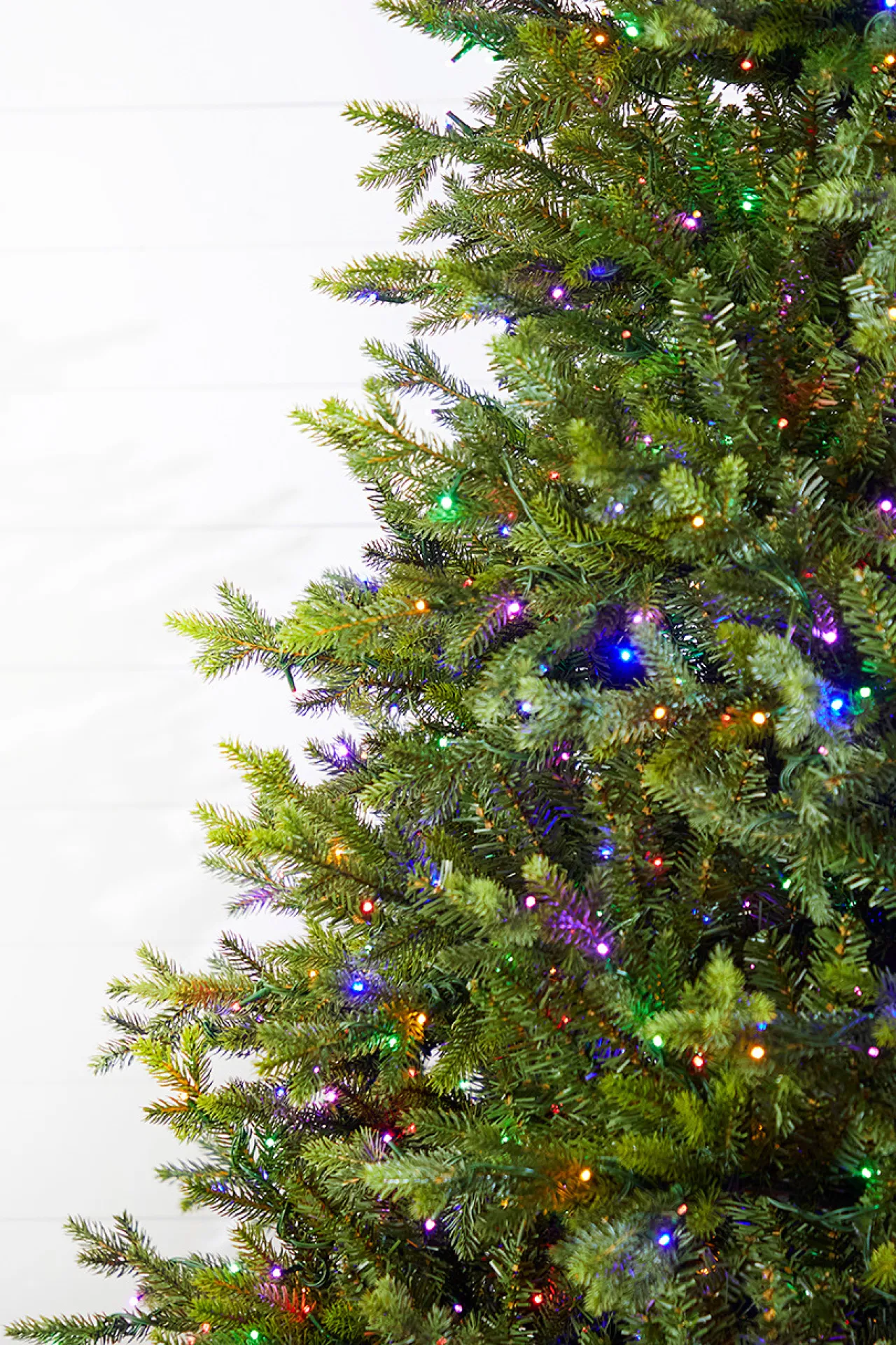 Flash Sale 7.5' Southern Fir With 1400 3mm Lights Christmas Trees|Christmas Trees