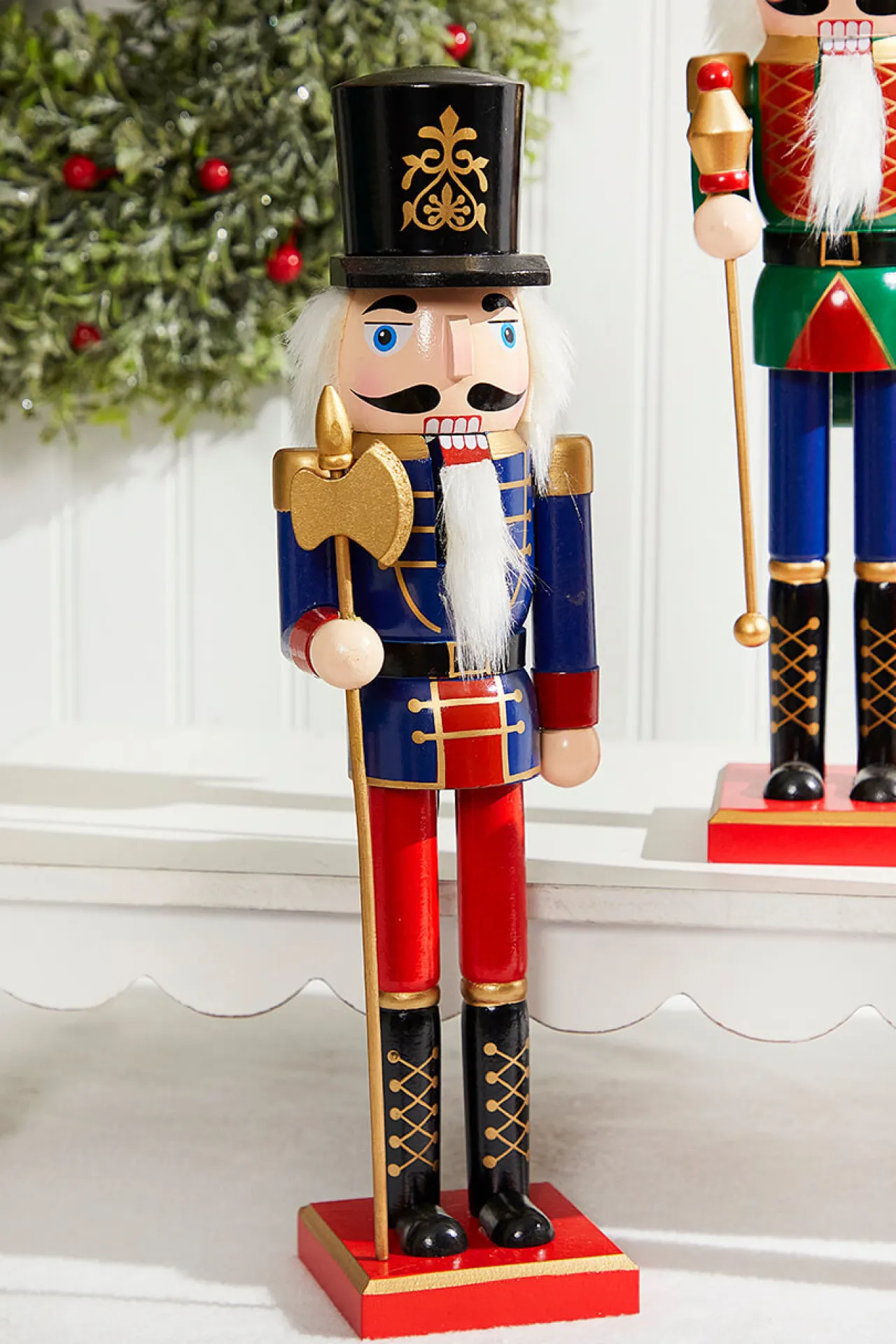 Cheap 15" Traditional Nutcracker - 3 Assorted Christmas Accents