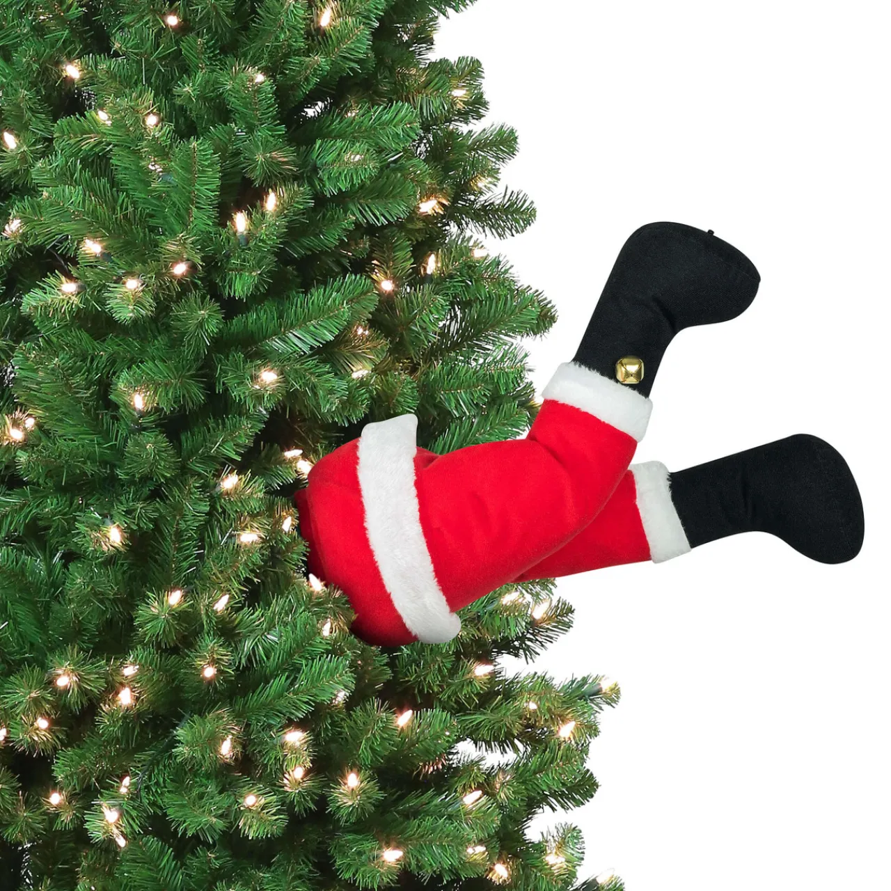Sale 16" Treeside Santa Kickers Christmas Accents