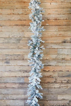 Discount 9' X 12" Lit Halifax Garland Garlands|Christmas Garlands
