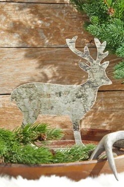 Best Birch Paper Standing Deer Christmas Accents