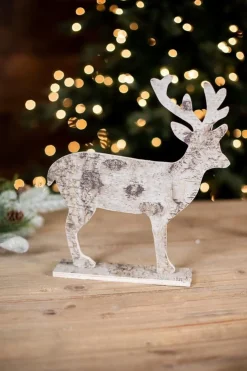 Best Birch Paper Standing Deer Christmas Accents